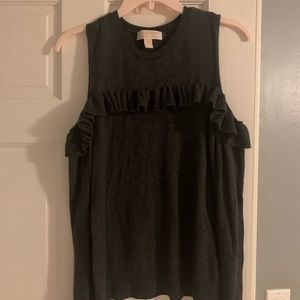 Cold shoulder sweater